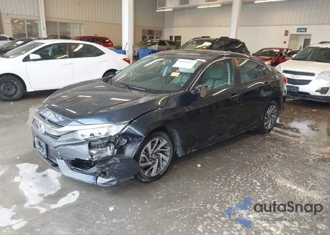 2018 Honda Civic Ex z USA, uszkodzony, nr VIN 19XFC2F73JE035075